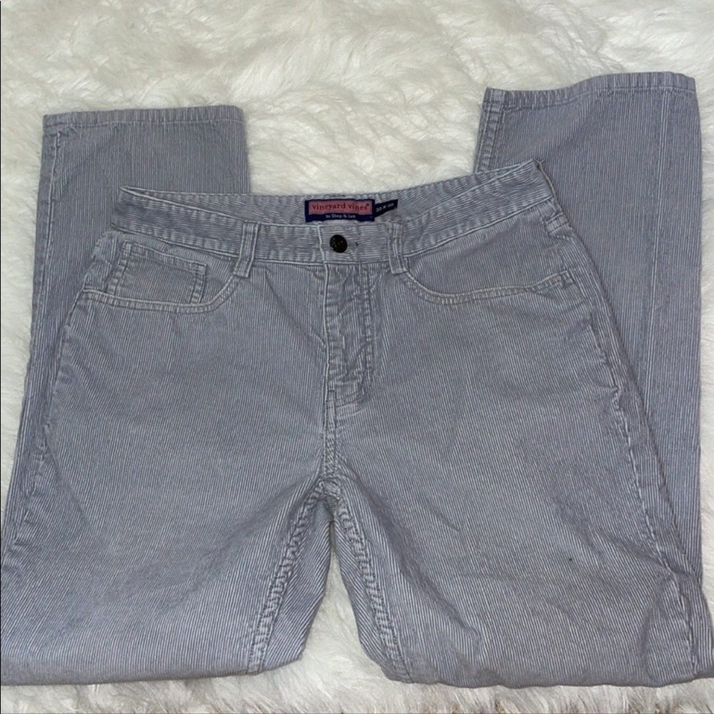 Vineyard Vines Corduroy Five Pocket Pant by Shep & Ian Gray Size 30 x 30